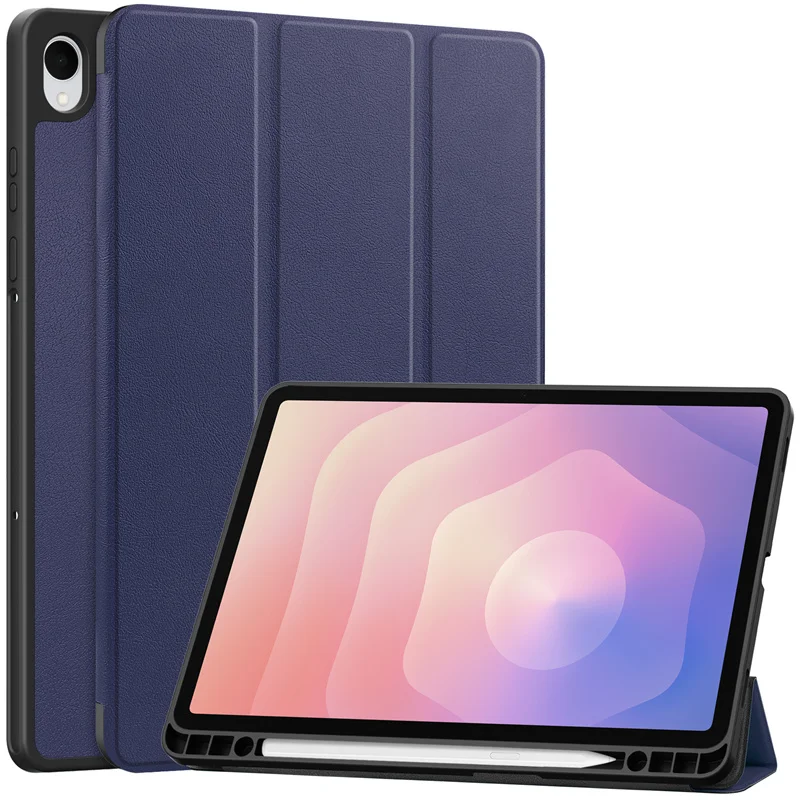For Samsung Galaxy Tab S11 Case with Pen Holder Magnetic Fold