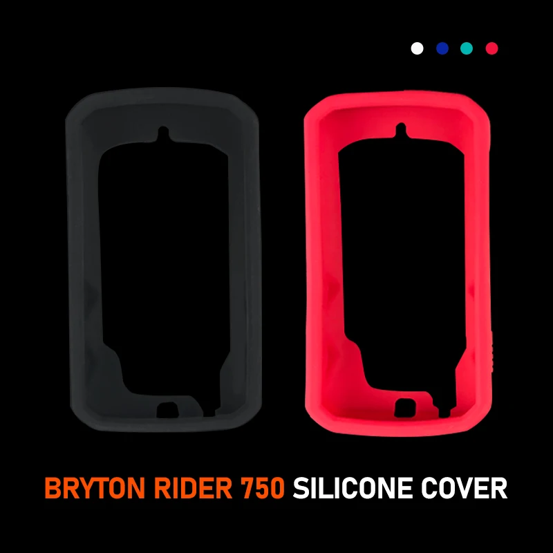 Bryton Rider 750 Rider750 custodia in Silicone per Computer da bici custodia protettiva in gomma per cartoni animati con pellicola HD (per Bryton750)