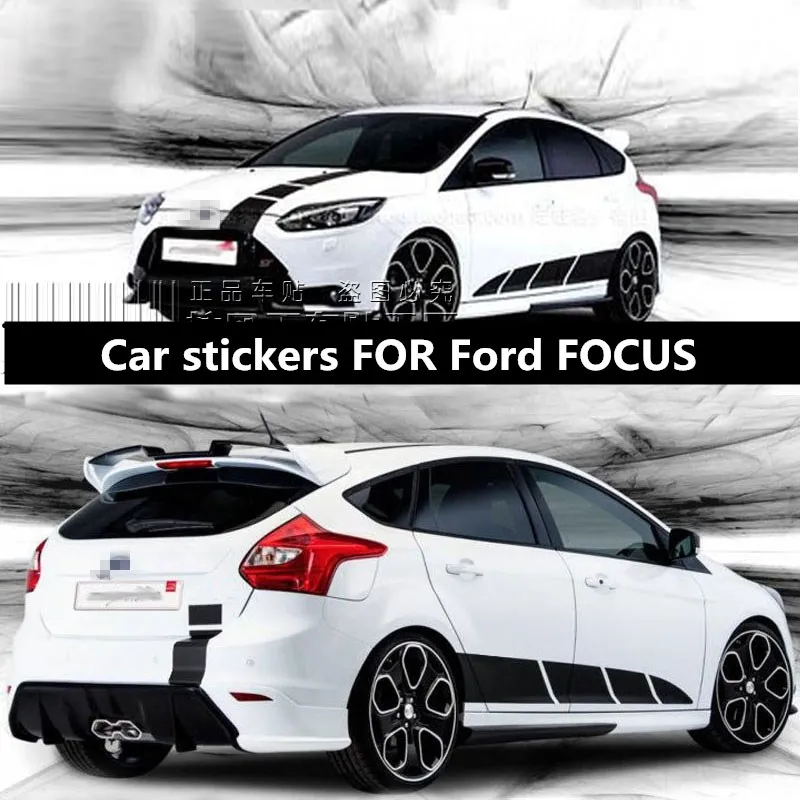 

New Car stickers FOR Ford FOCUS body appearance decoration personalized custom decals film accessories