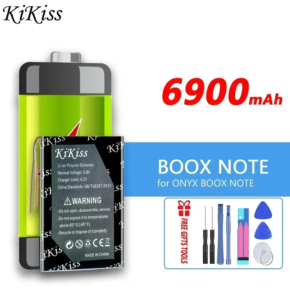 6900mAh E - Book Or Tablet Battery for ONYX BOOX NOTE PRO NOTE+, BOOX NOTE(2588153, 3 cables, without connectors)