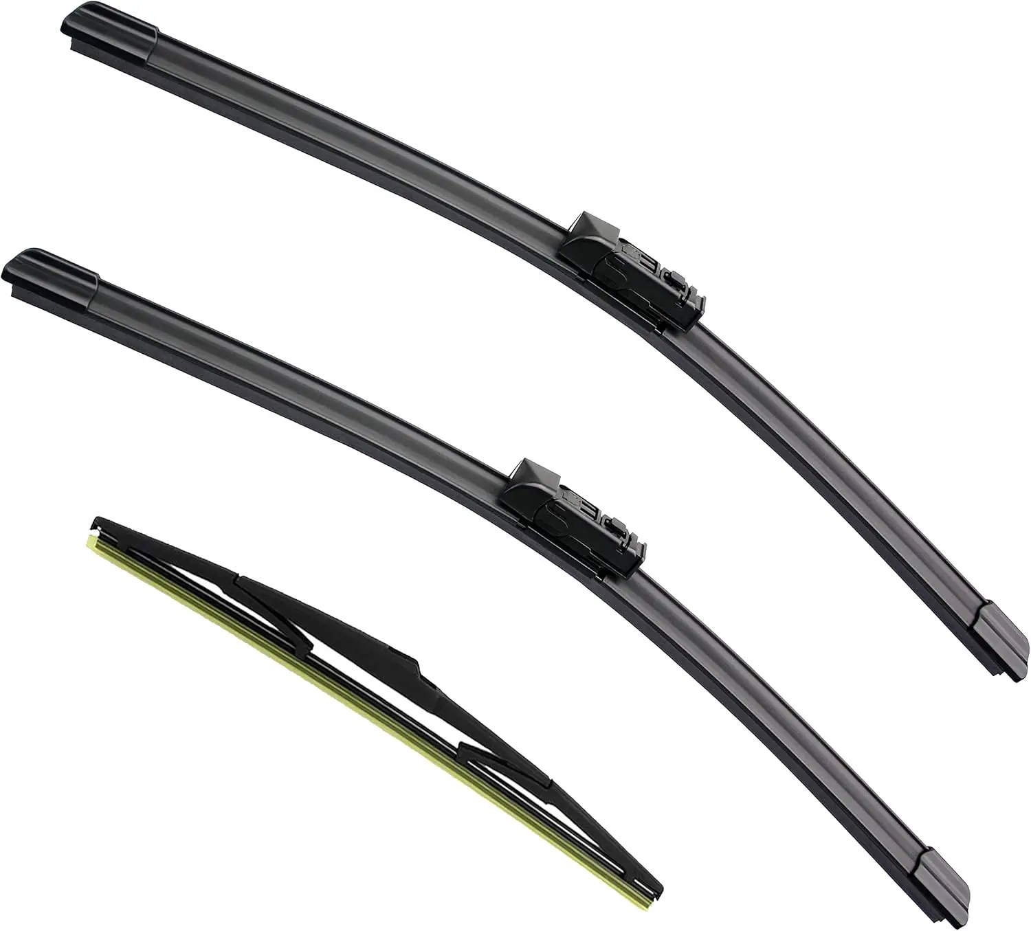 

3 Factory Wiper Blade Replacement for Lexus NX200t 2015-2017 NX300 2018-2021 NX300h 2015-2021 Set - 26"/16"/12" Top Lock