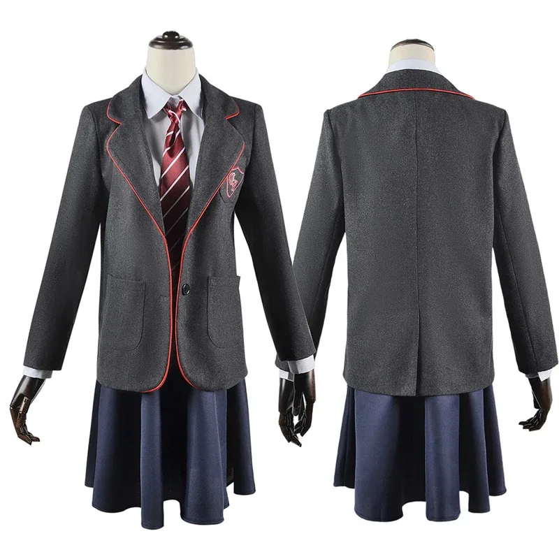 qq34Movie رولد دال الموسيقية تأثيري ازياء ماتيلدا زي مدرسي للأطفال فتاة النساء هالوين ملابس للحفلات Su #3