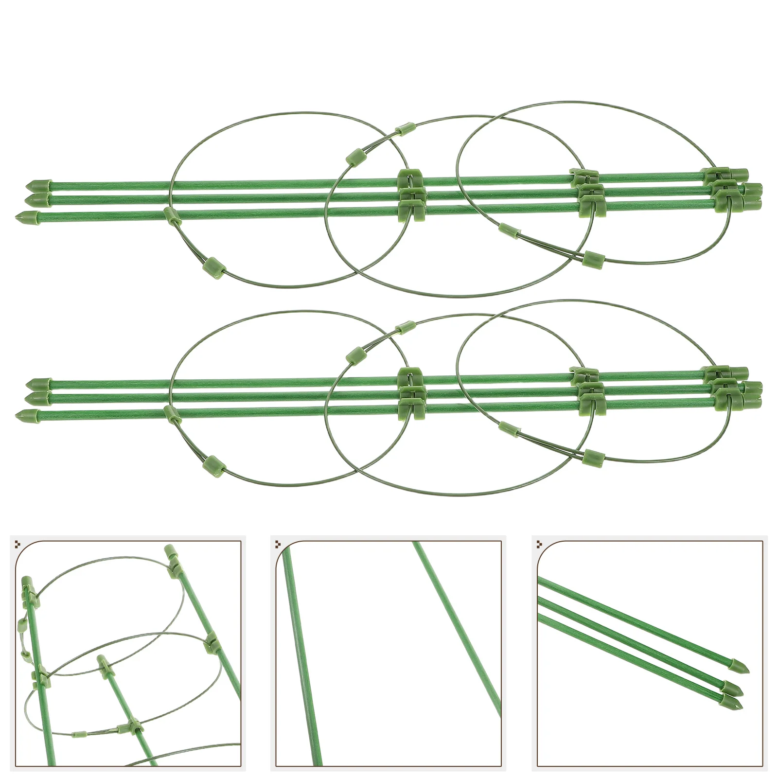 

2 set Climbing Plant Trellis Durable Fiberglass Vertical Garden Support For Balcony Indoor Outdoor Spacesaving Design Pothos