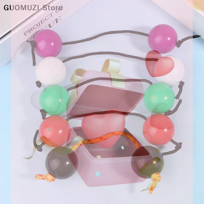 【OD】2Pcs Kashaka Rhythmic Balls Portable Rhythmic Fingertip Shaker Single Hand Percussion Instruments For Kid Adults Beginners