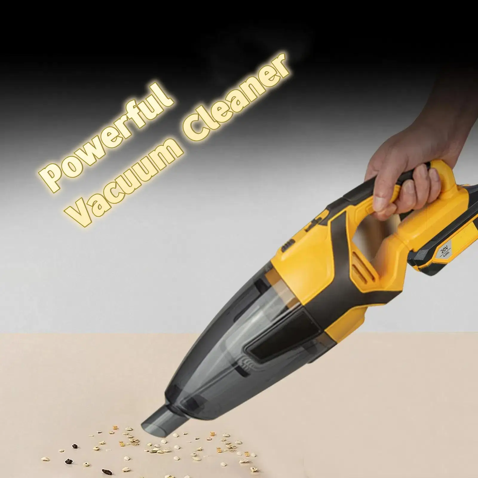 

Cordless Vacuum Cleaner for DeWalt 18V/20V Battery (No Battery) Handheld Vacuum for Hardwood Floor Carpet Pet Hair Car