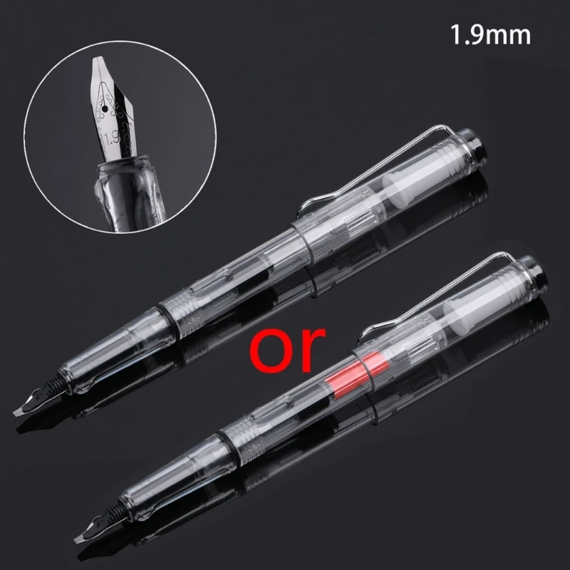 Duckbill Gothic Parallel Fountain Pen Student Gift Nib Household Portable Gadget for Outdoor Traveling Camping Handy