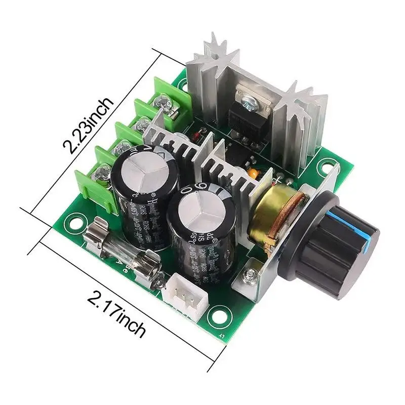 Versatile 13KHZ DC Motor Speed Regulator 12V-40V for Reliable Performance in Motorized Equipment