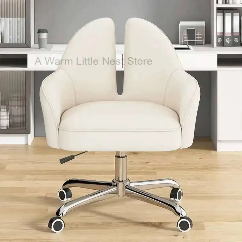 Mesa de oficina de diseño ejecutivo rodante, sillas de salón, silla de ordenador, escritorio, edredón, К mire Для Д®ма Sedia Ufficio