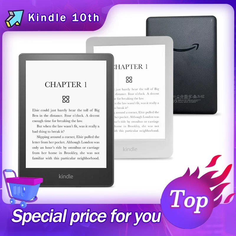 Kindle 10th E-book Reader 6