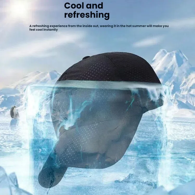 Outdoor-Sonnenhut für Herren, ideal für den Sommer, zum Angeln, als Baseballkappe oder Laufkappe, Originaldesign, dünne, schnelltrocknende und atmungsaktive Kappe. – Detail 2