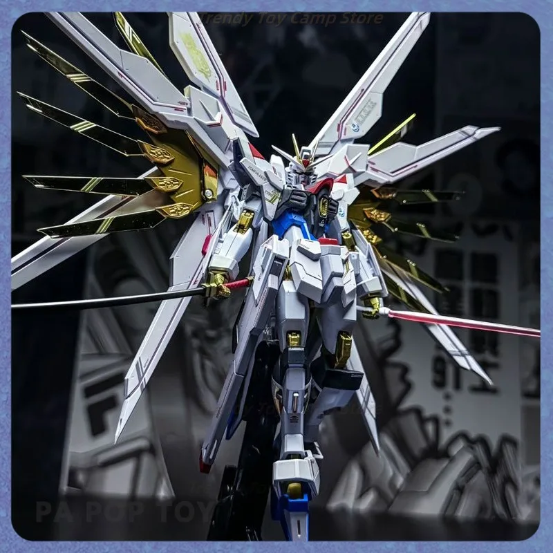 

XFS Mighty Strike Freedom Assembly Model Seed Freedom Gloss Spraying Hg 1/144 Mecha Kit Action Figure Toy Desk Collection Gift