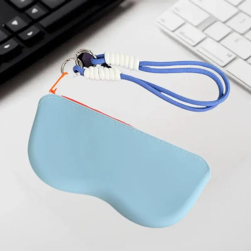 휴대용 실리콘 안경 가방 선글라스 보호 커버 보관 가방 방수 근시 안경 가방