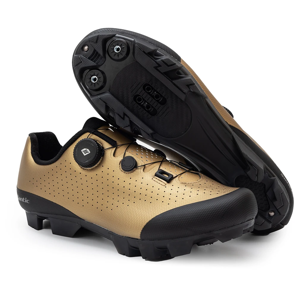 Santic New 2026 MTB Cycling Shoes Unisex Breathable TPU‑Mesh Upper Nylon Sole Off‑Road Mountain Biking Riding Shoes TZS26066