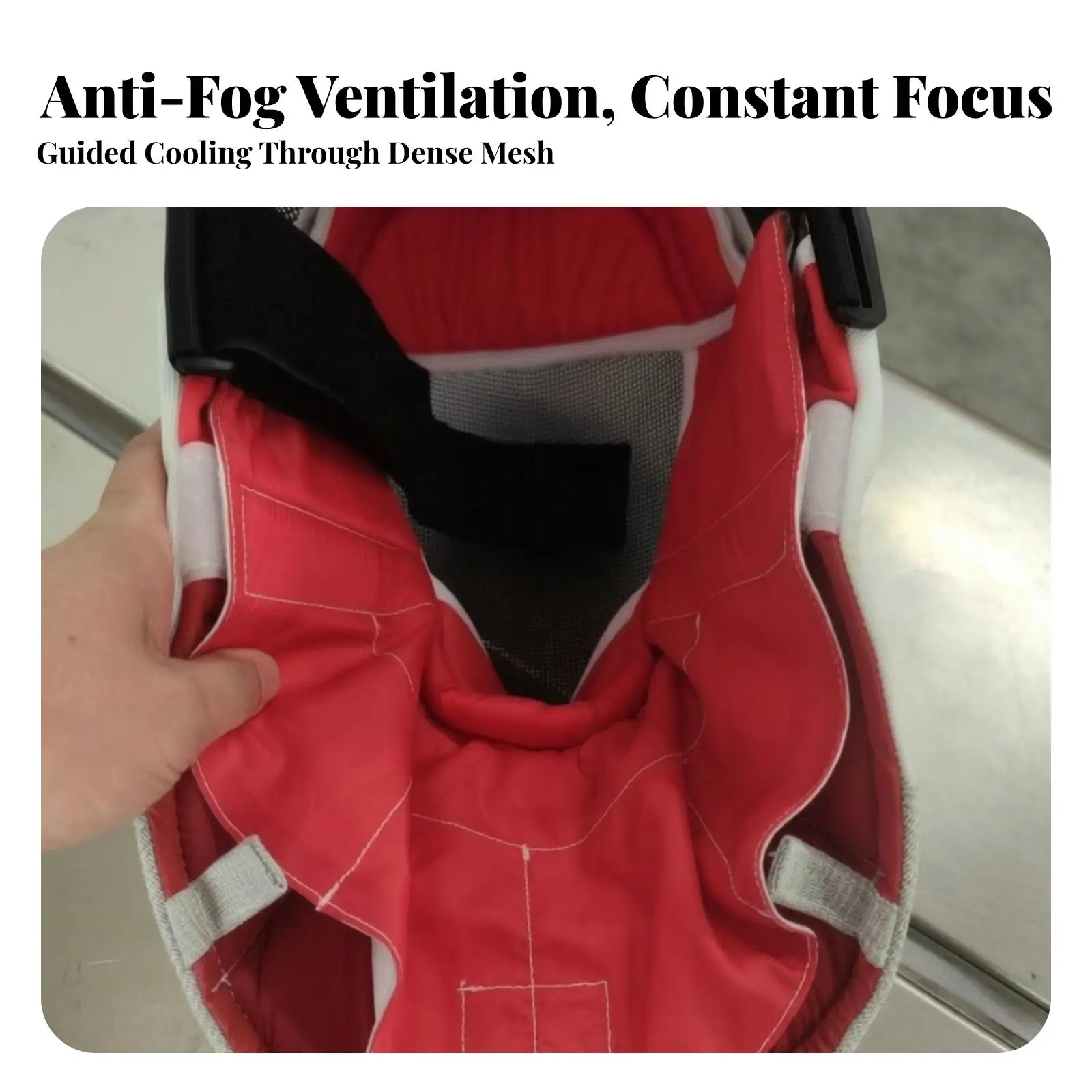 Rigid Metal Mesh Fencing Face Protector with Soft Fabric Bib for Sparring Sessions