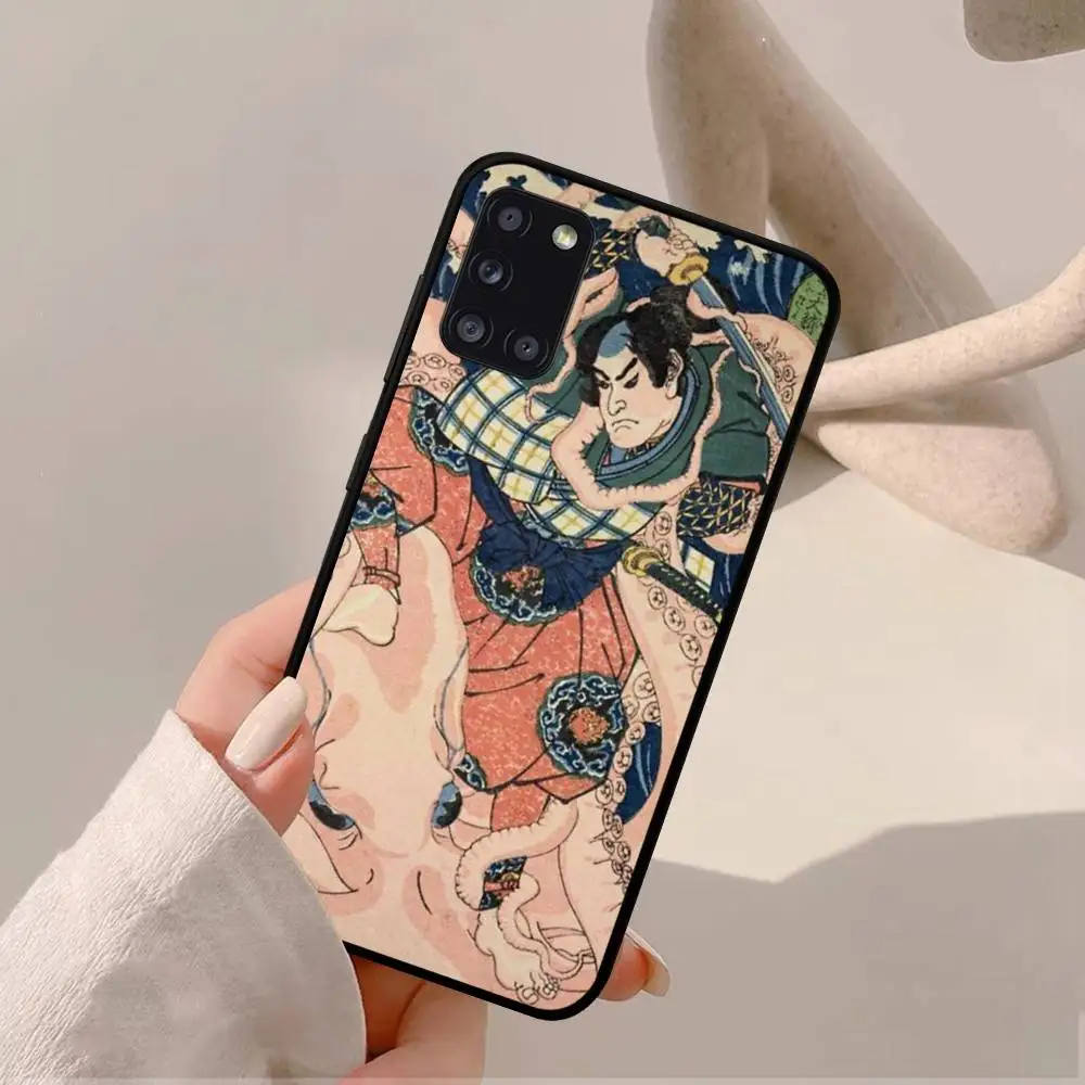 Utagawa Kuniyoshi Ukiyoe الفن قضية الهاتف لسامسونج A 52 53 21 32 13 12 71 31 51 40 72 73 70 22 42 50 30 20 21 قذيفة