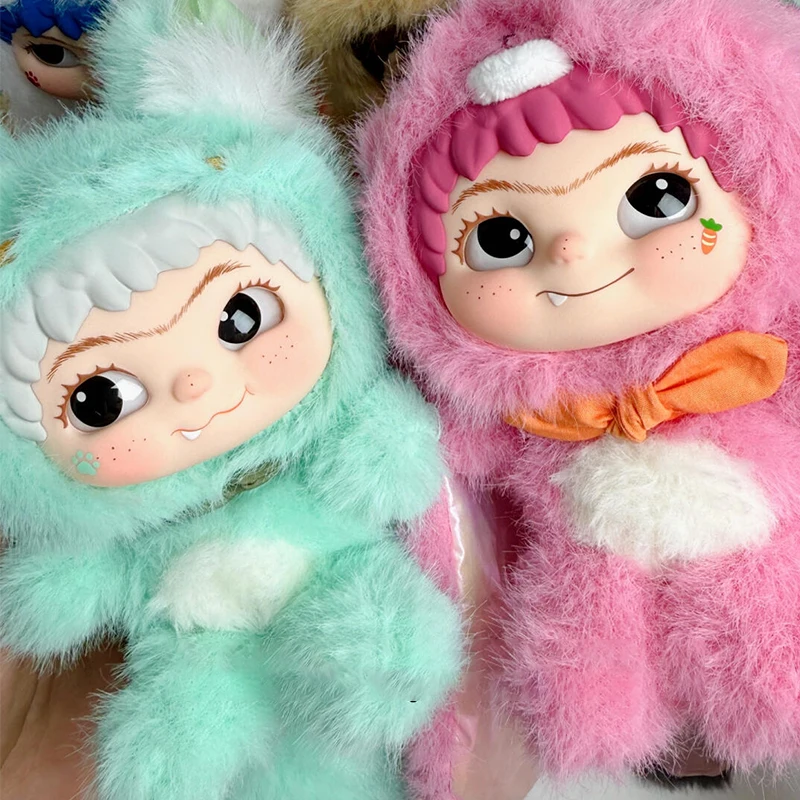 Kawaii Wakuku Blind Box ，Toy Fuzzy Trendy Doll Action ，Figure Surprise Gift for Children###100