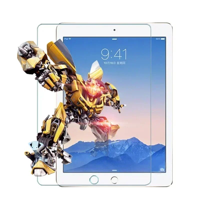 Para iPad Air 2 9,7 pulgadas 2014 A1566 A1567 Protector de pantalla de vidrio templado Air1 A1474 A1475 A1476 2013 9,7 "película protectora para tableta