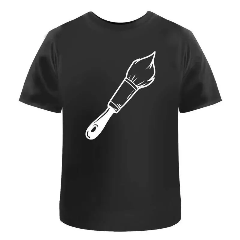Paintbrush' Cotton T Shirt Ta045818