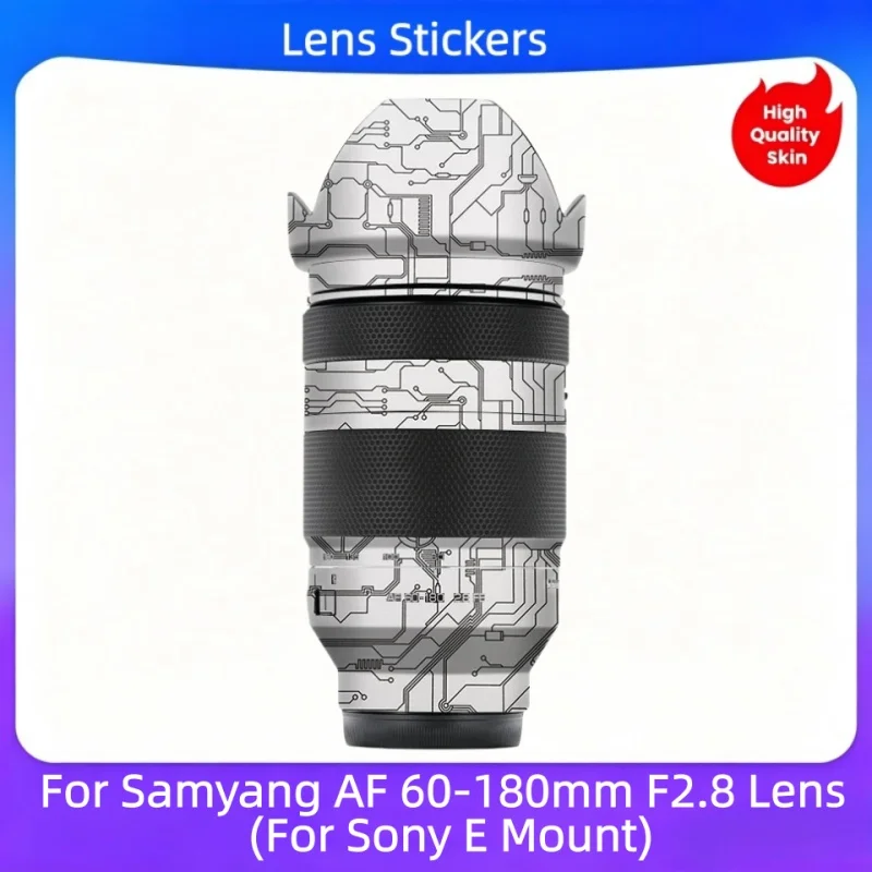 Decal Skin for Samyang AF60-180 F2.8 FE Mount lens Skin FOR Samyang AF 60-180mm F2.8 Lens Cover 60180 Lens skin Wrap Film