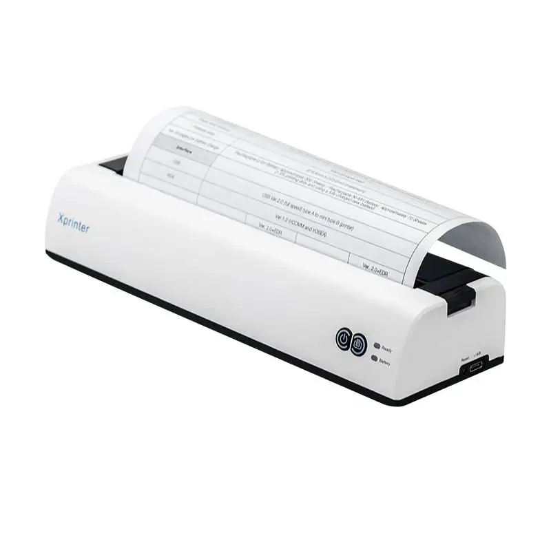 P81 Portable Printer A4 Rechargeable Bluetooth Wireless Inkless free Mini 8 Inch No Ink Mobile Phone Printer