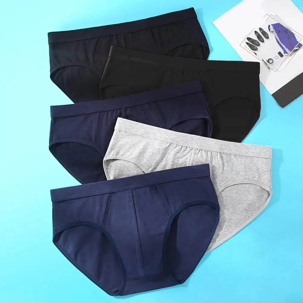 

Мужские трусы, мягкие дышащие влагоотводящие хлопковые быстросохнущие тонкие свободные эластичные антиусадочные мужские трусы, нижнее белье