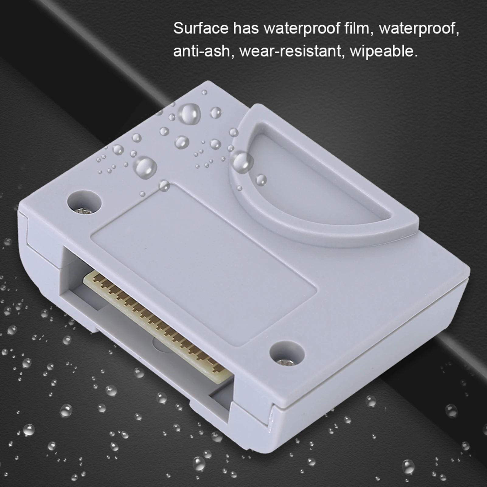 256Kb Replacement Memory Card for N64 Game Console Controller Plug and Play Replacement Memory Card for N64 256Kb Memory Card view 4