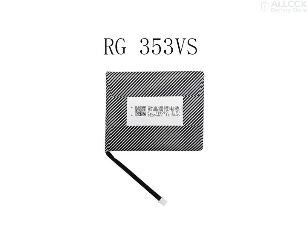 ALLCCX Replacement Battery for ANBERNIC RG 405 RG 353M RG 557 RG 35XX SP ROG NANO mini RG 40XXV RG 353 miniUX RG 353VS