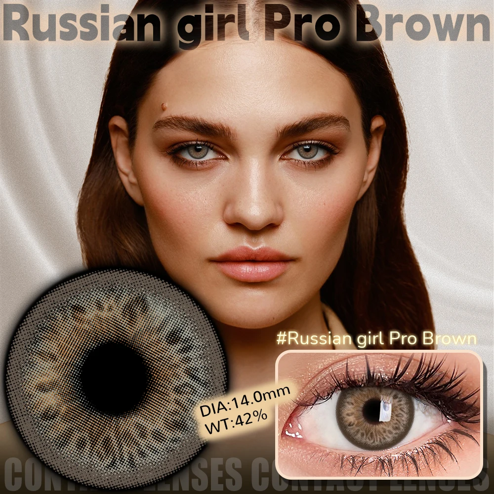 UYAAI Kleopatra-Serie Farbkontaktlinsen für Augen, braune Farblinse, blaue Augen, Kontakt-Make-up, Schönheit, farbige Schüler, grau, natürlich – Detail 18