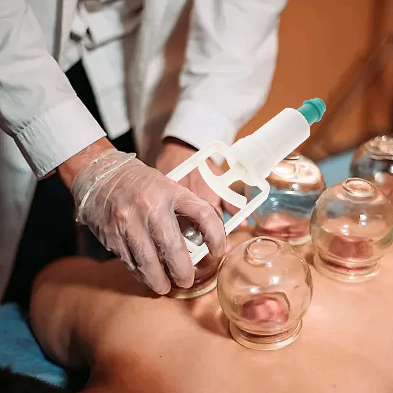 

Tool Pump Hand Device Therapy Replacement Plastic Cupping Pump Replacement Air Exhaust Manual Vacuum Cupping Equipment