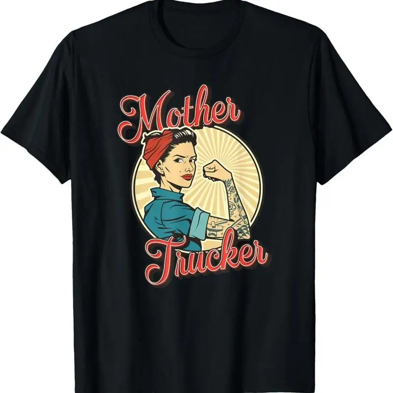 

Женская футболка Truck Driver Mother Trucker