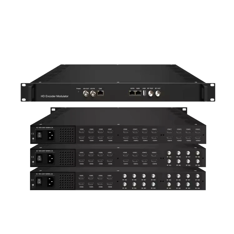 24-inch HD Encoder Modulator 16/24-HD Input-DVB-T/DVB-CISDB Output Modulator