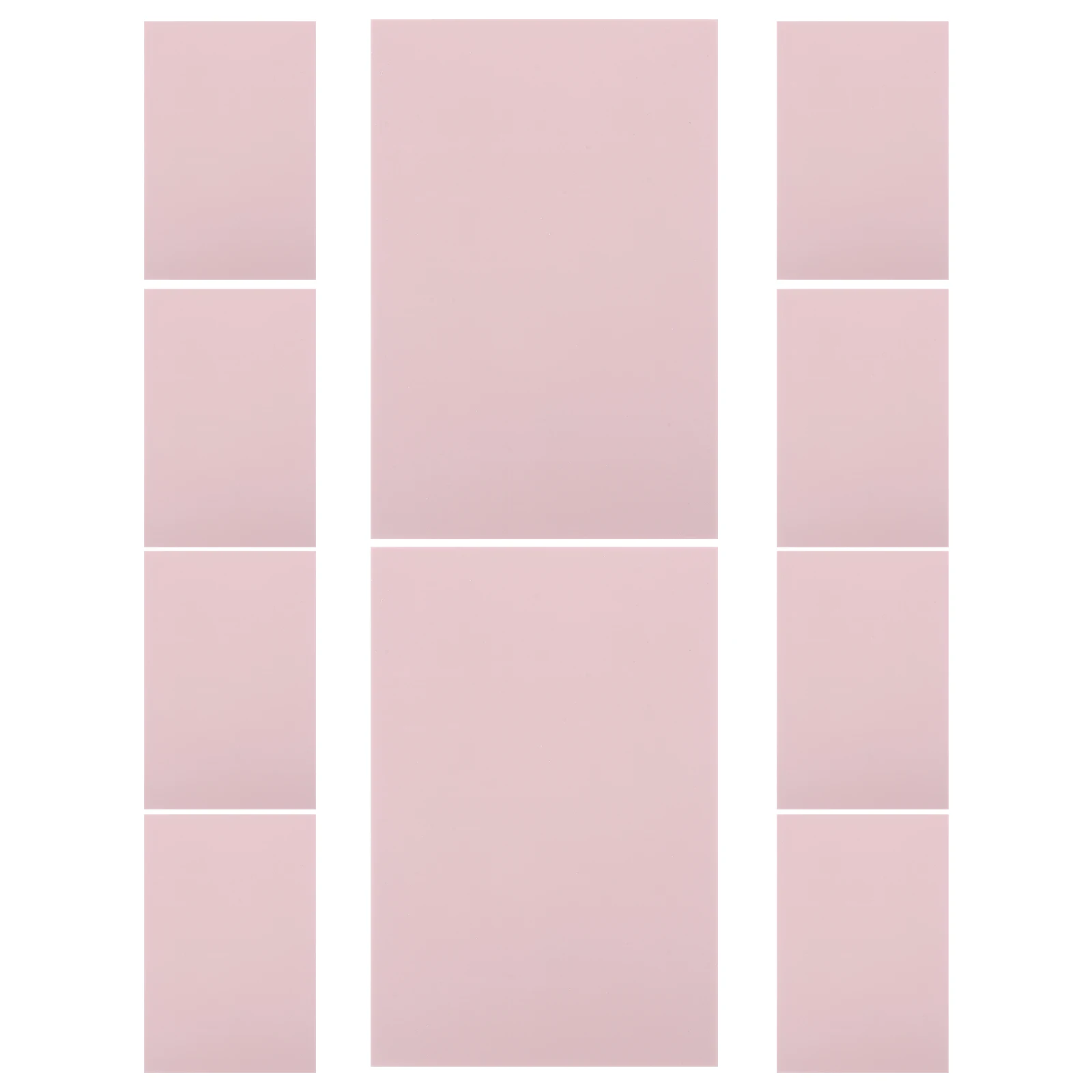 

10pcs Carving Rubber Brick Engraving Block Flexible DIY Supplies Craft Lovers Smooth Edge Professional Tool Light Weight Pink