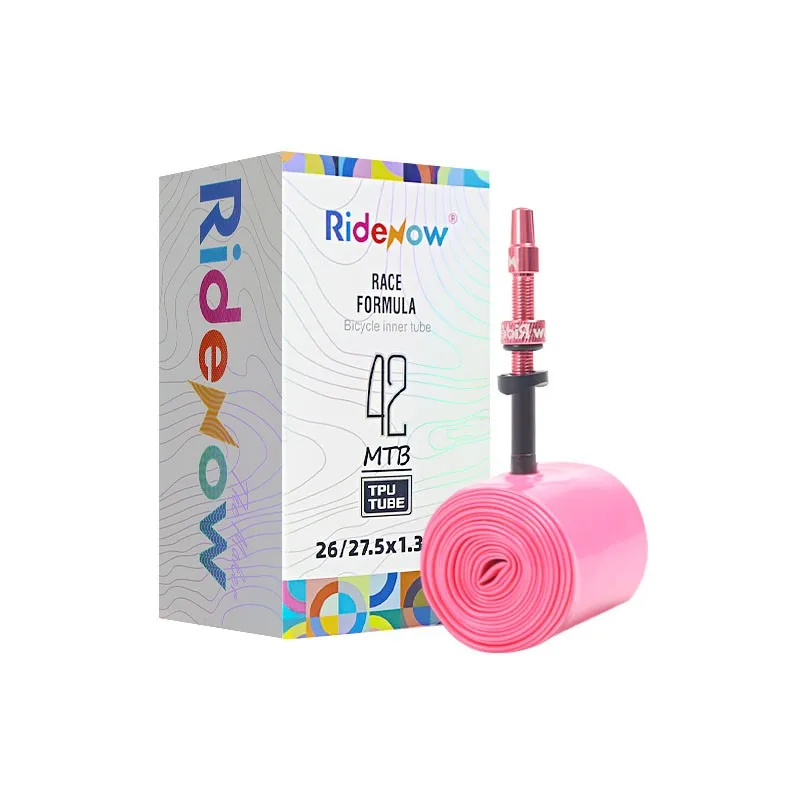 

RideNow MTB Bicycle Ultralight TPU Inner Tube 26inch/27.5inch/29inch Mountain Bike Inner Tire French Metals Valve Length 45mm