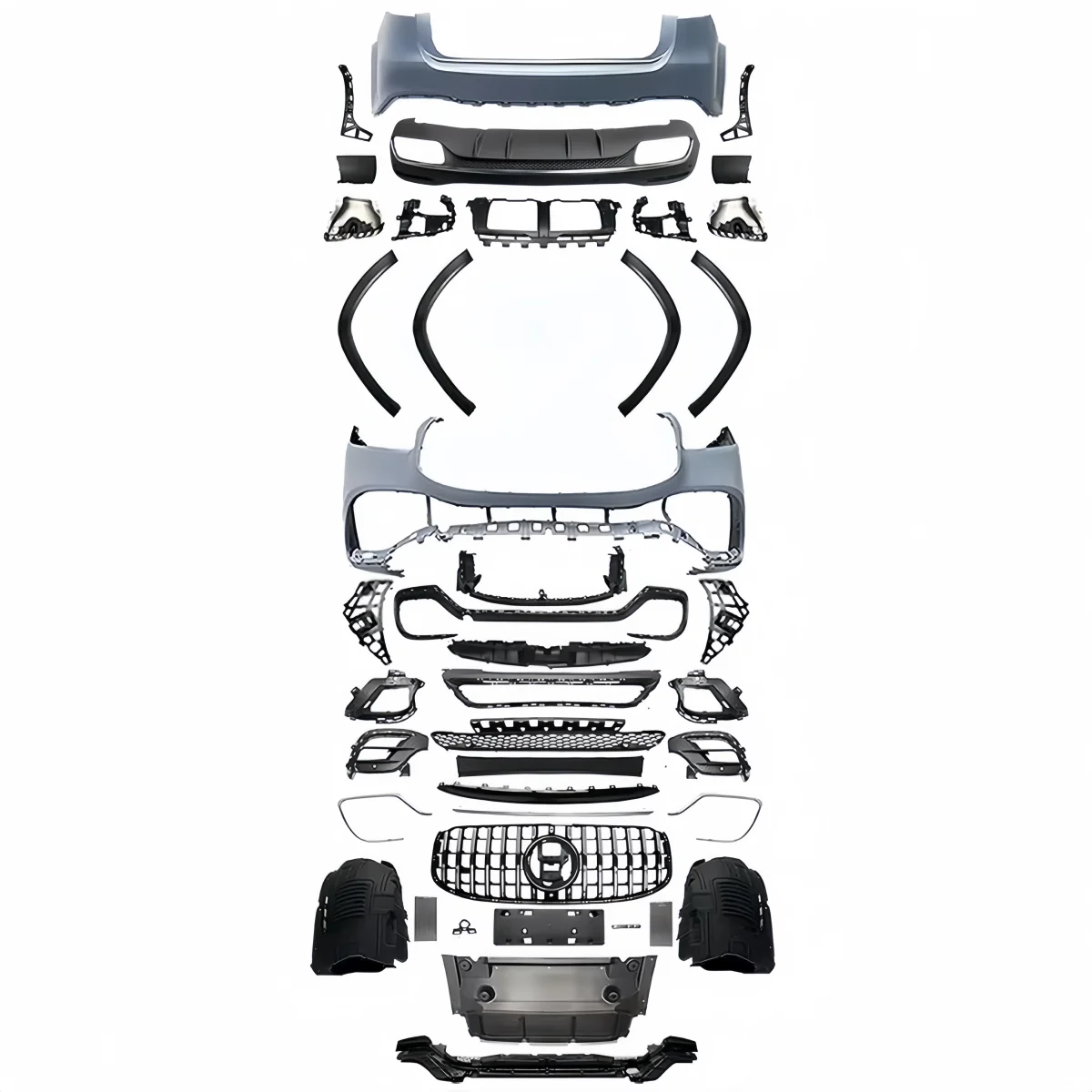 

Upgrade Modification KitSPEED AUTO 2019-2022 Mercedes-Benzs GLS Class X167Car Body Kit Full Set Auto Bodykit Front Rear Bumpers
