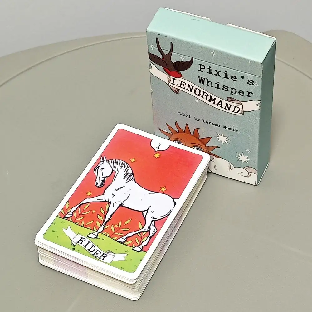 Pixie's Whisper Lenormand Deck 9*6cm 36 Pcs Lenormand Cards