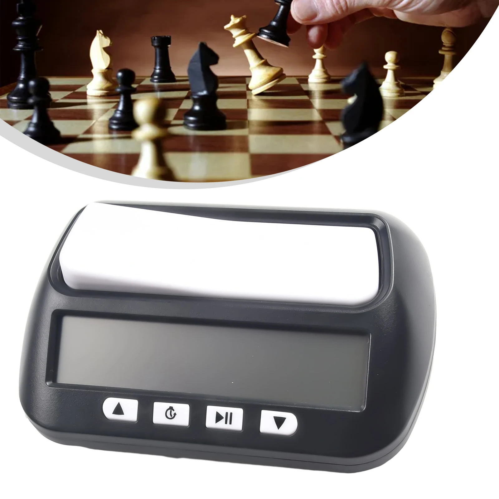 Digital Chess Clock Count Up Down Timer Electronic Board Game Watch With Bonus Delay Mode For Tournament Training Portable ABS