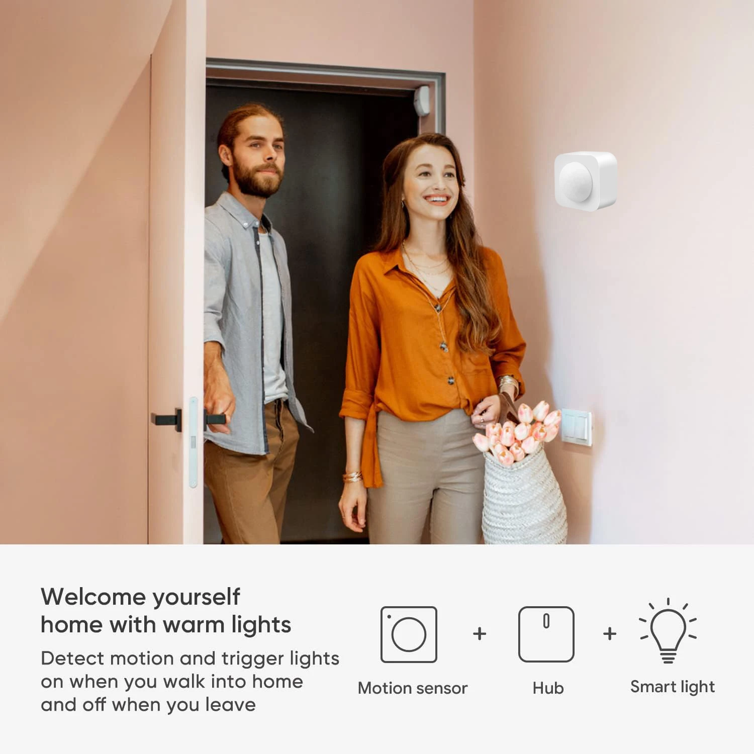 eWeLink APP ZigBee Motion Sensor Smart PIR Infrared Human Presence Detector Smart Home Automation Security Protection System