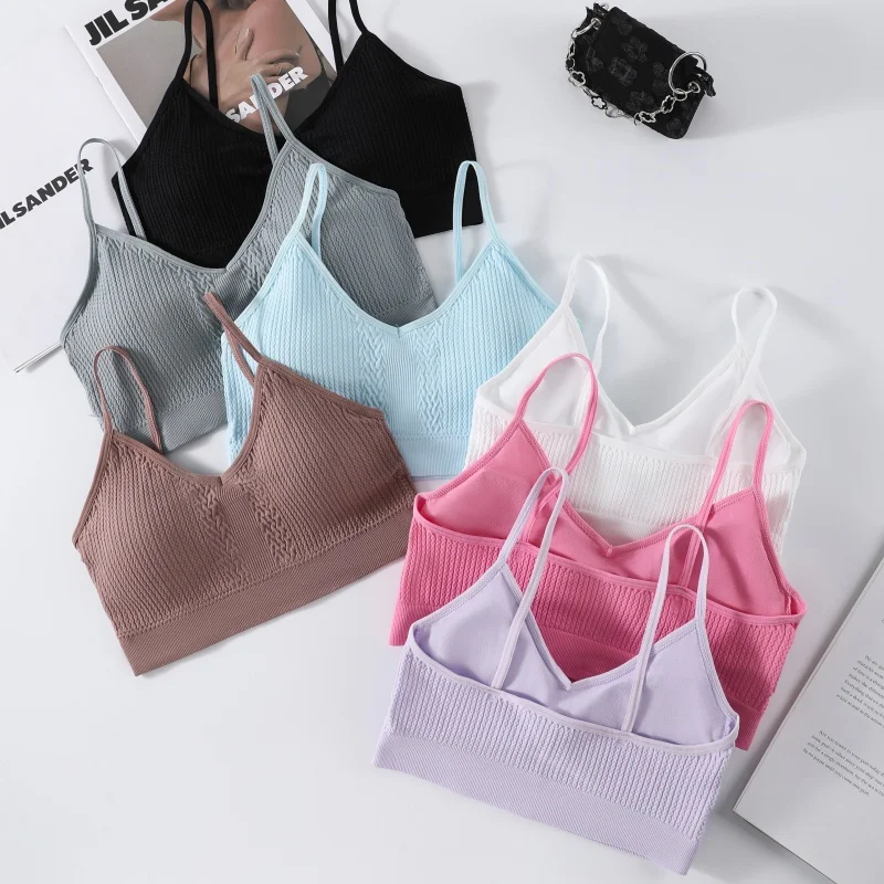 Seamless Padded Bras For Women Wire Free Brassiere Sports Underwear Comfort Bralette Crop Top Female Sexy Lingerie Intimates