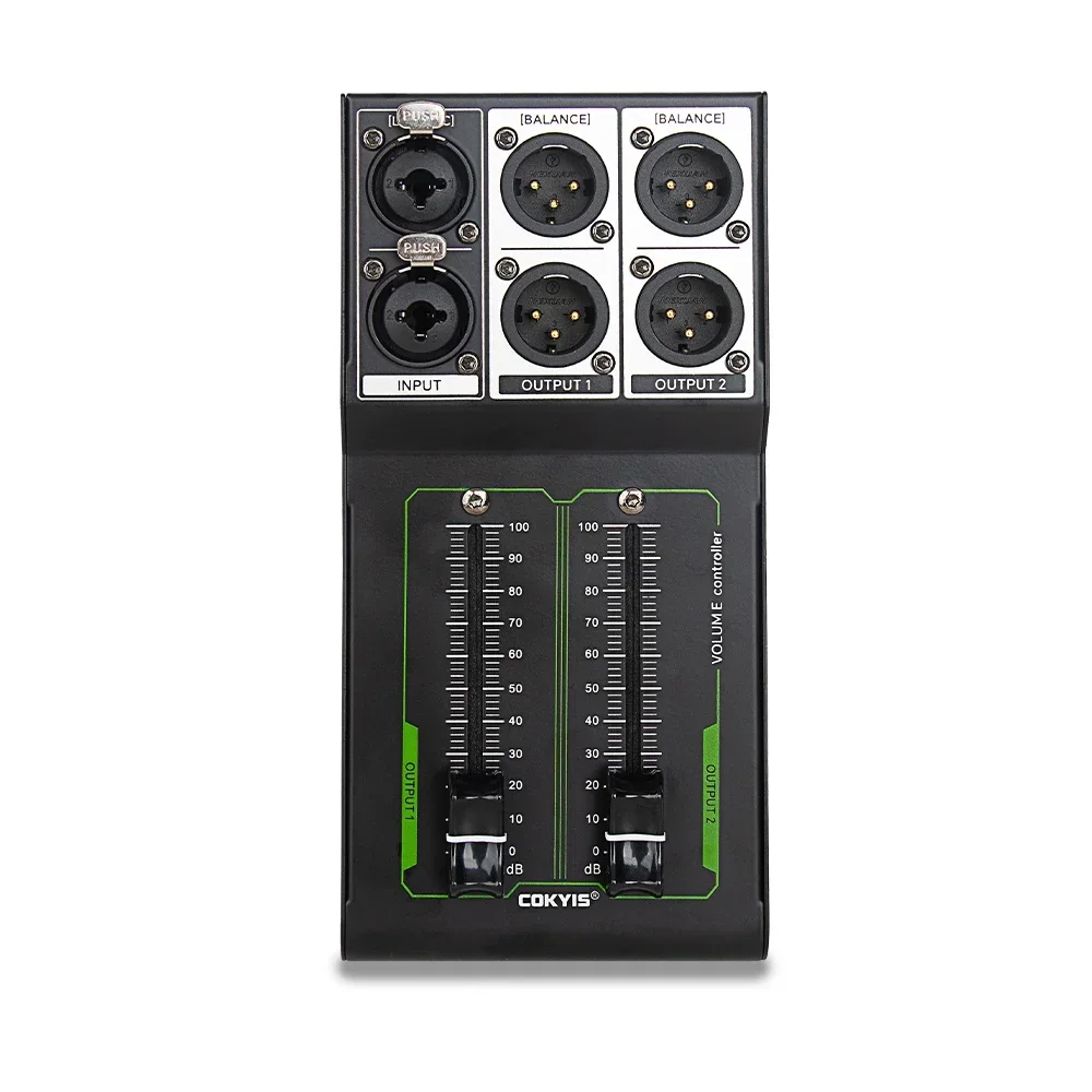 Durability Metal Music Volumes Controller for Microphones Speakers Long Last Performances Plugs and Play without Power .