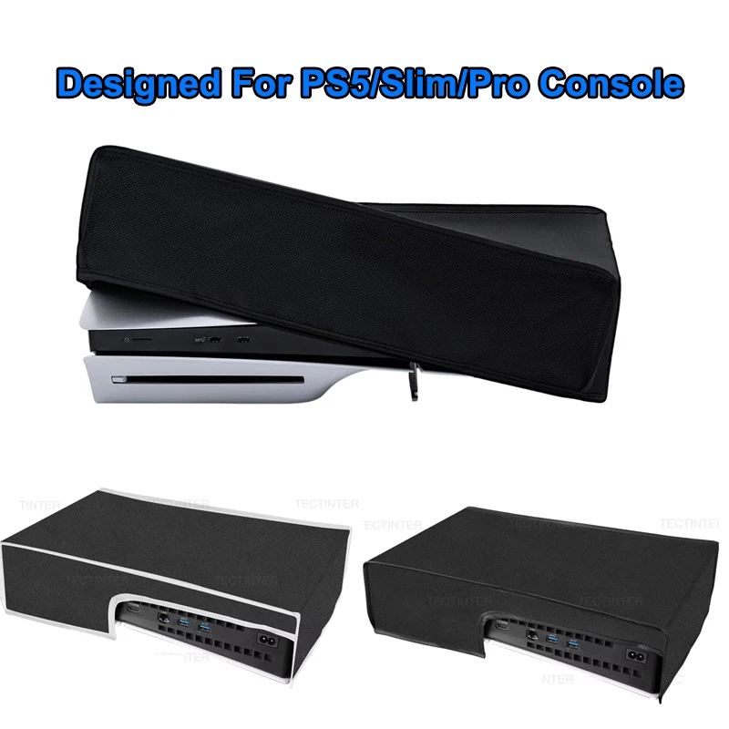 Horizontal Dust Proof Cover for PS5/Slim /Pro Console Anti-Scratch Protector Skin Case Sleeve Host Guard tool For PS5 Console
