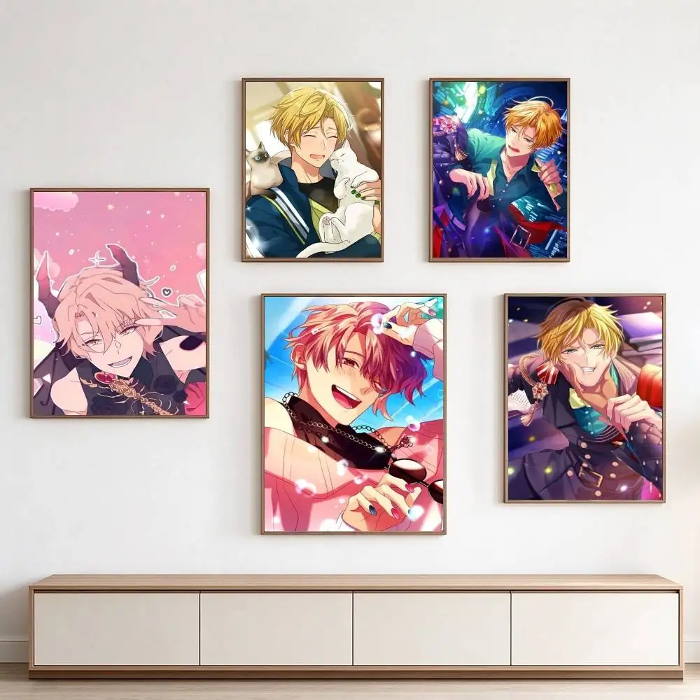 Obey Me Otome D-Dating  Poster High Quality Dorm Living Room Aesthetic Wall Decoration Painting Stickers Gift
