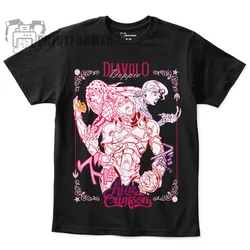 Jojo's Bizarre Adventure T-shirt Kira Killer Queen Anime Manga Shirt Soft Tee