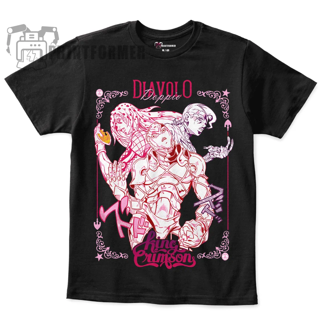 Jojo's Bizarre Adventure T-shirt Kira Killer Queen Anime Manga Shirt Soft Tee