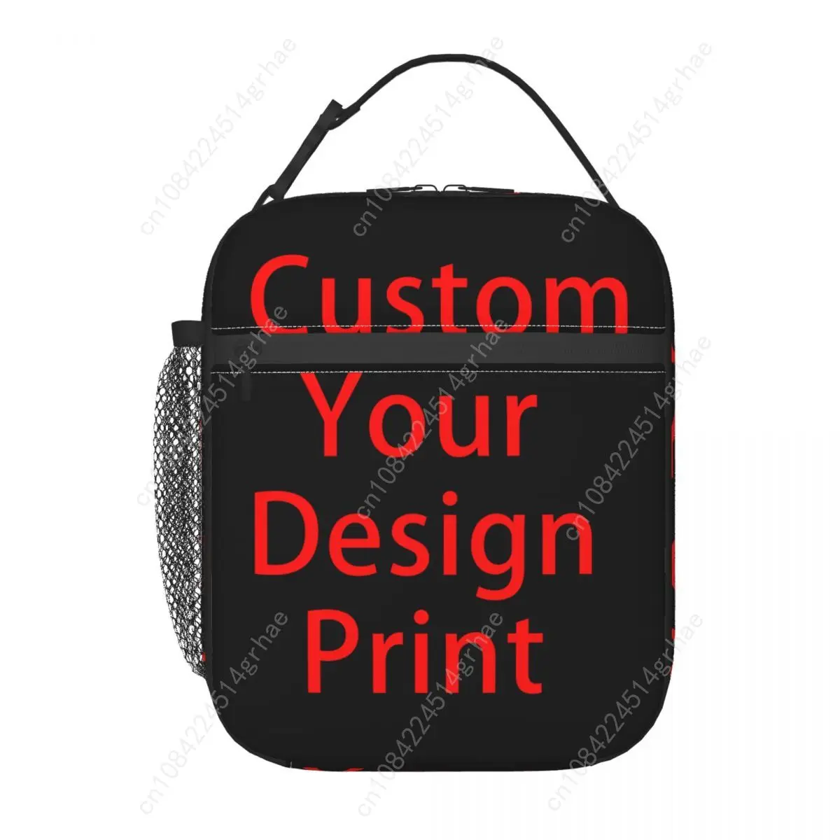 Custom Custom Your Design Lunch Bag Women Cooler Thermal Customized Logo Printed Insulated Lunch Box for Student School