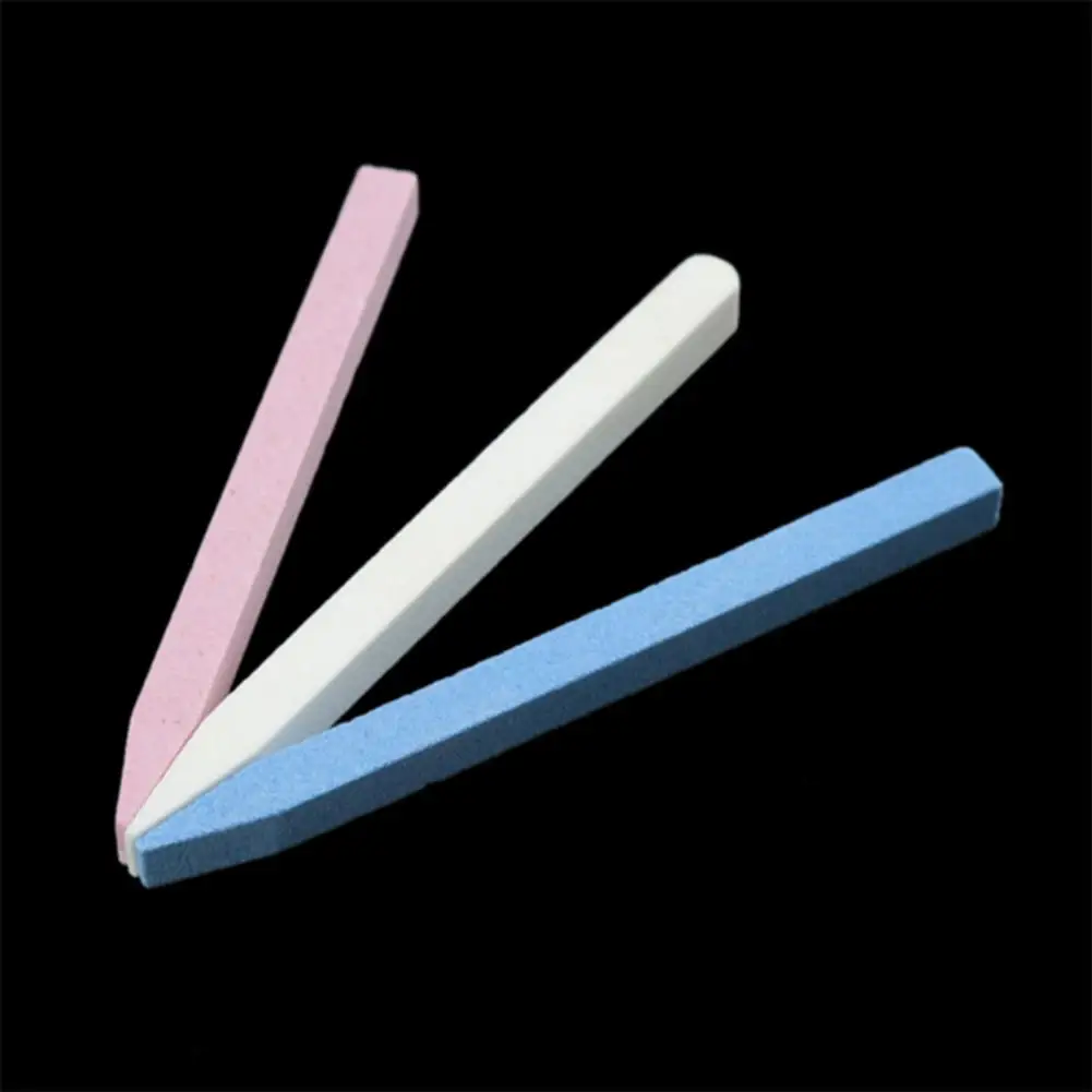 3Pcs Nail File Easy to Use Lightweight Stone Nail Art Sanding File Kit Nail Buffer Polishing File for Female