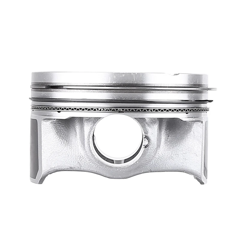 23Mm Engine Piston & Rings Set 06H107065DM 06H107065CM Silver Metal For  A5 A4 VW Jetta 2.0T