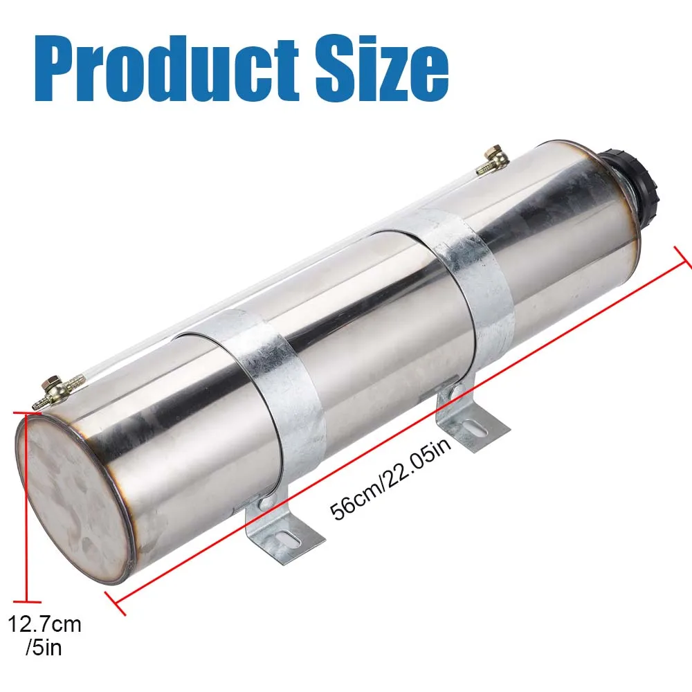 12V24V220V 2KW 5KW 8KEW Stainless Steel 7L Diesels Air Parking Heater Fuel Tank Camper Water Tank Truck Caravan Oil Canister