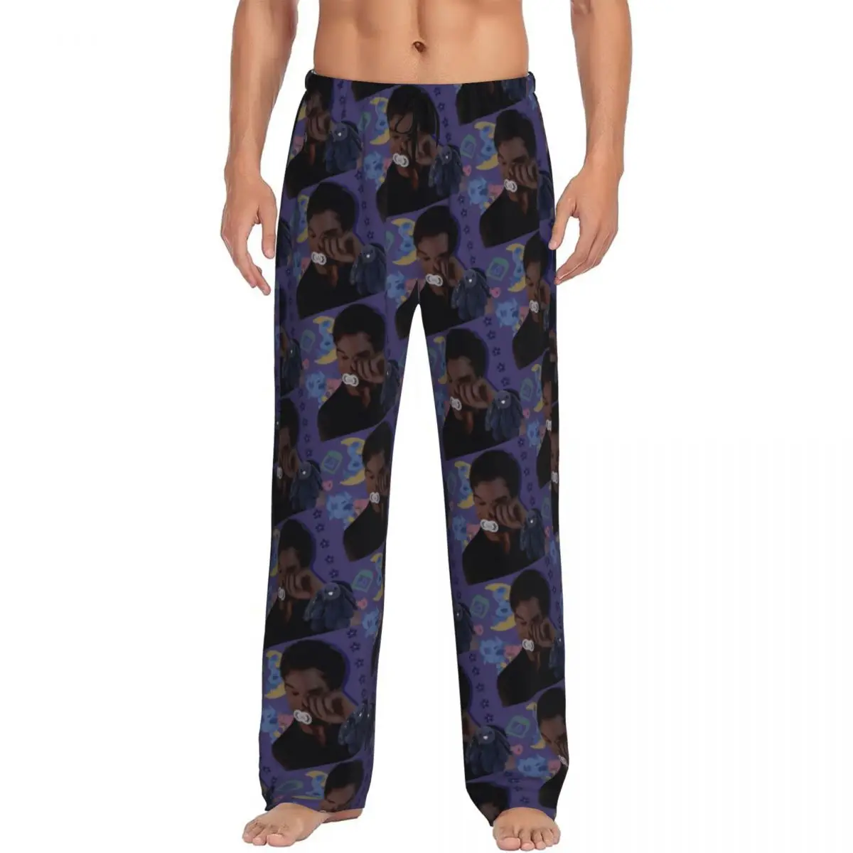 

Custom Dexter Morgan Pajama Pants Men's Movie Lounge Sleep Drawstring Sleepwear Bottoms with Pockets