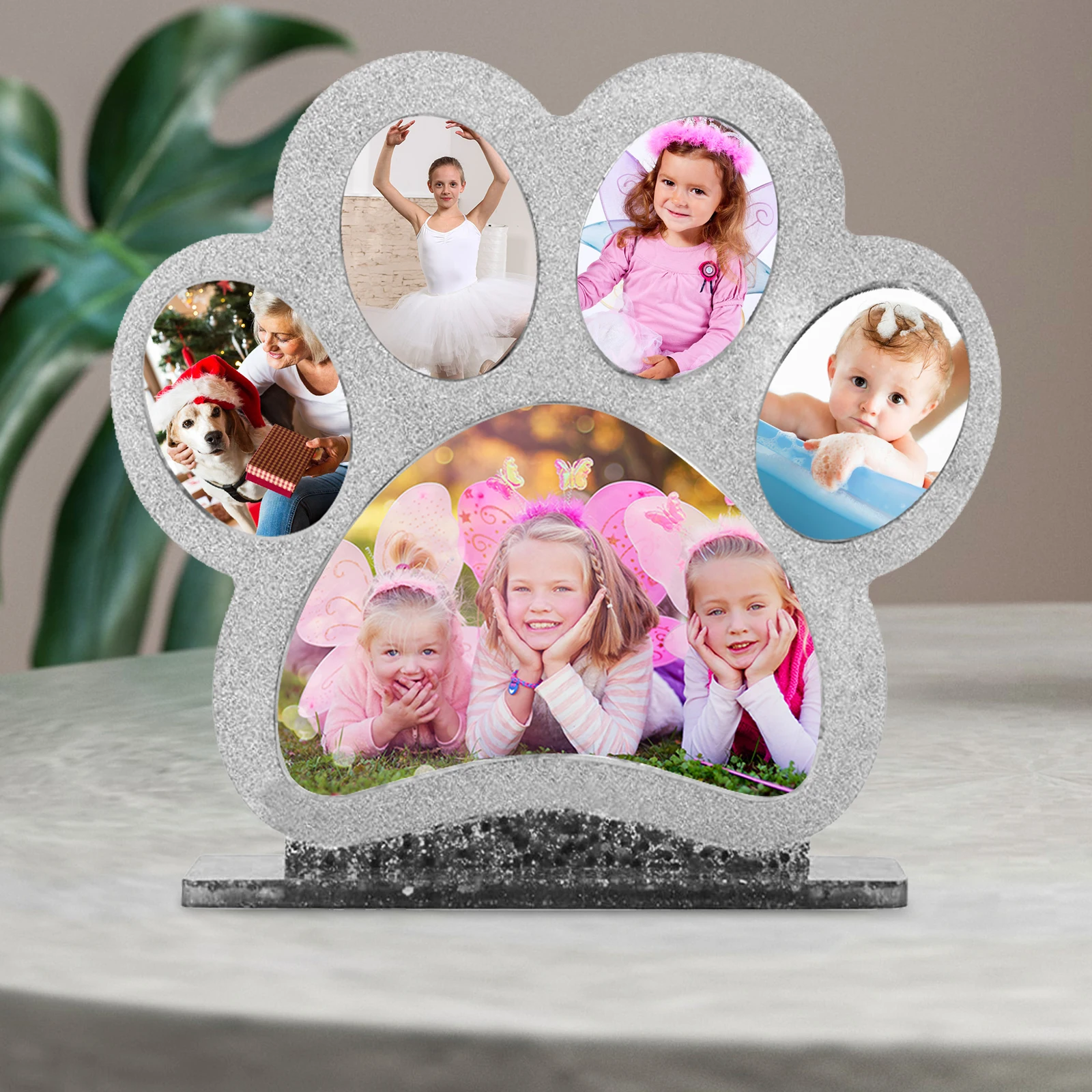 

Dog Paw Photo Frame Silicone Mold for Resin Crafts Epoxy DIY Decorative Reusable Wear Tear Resistant Easy Clean Gifts Jewelry
