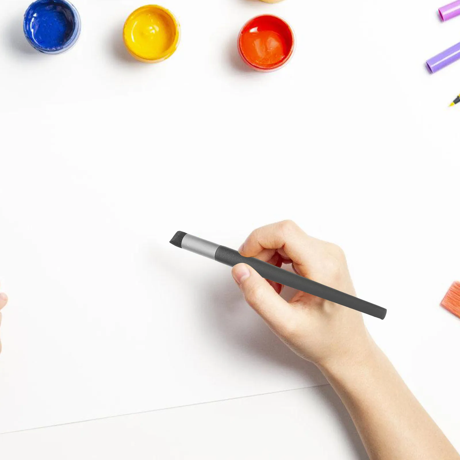 

Набор из 3 кистей-блендеров для масляной живописи, инструмент для смешивания цветов и пастелей, портативные принадлежности для художественной живописи, для создания детализированных эффектов смешивания